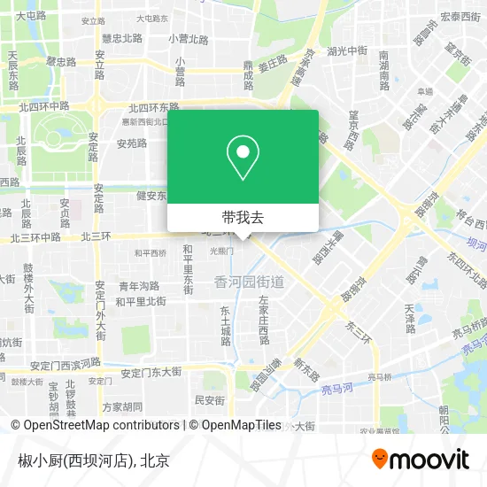 椒小厨(西坝河店)地图