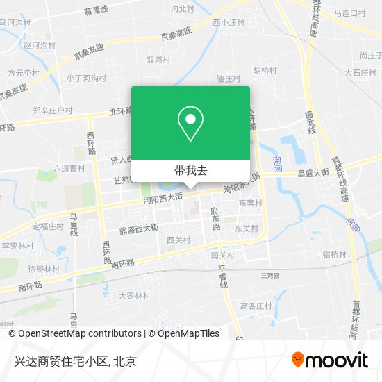 兴达商贸住宅小区地图