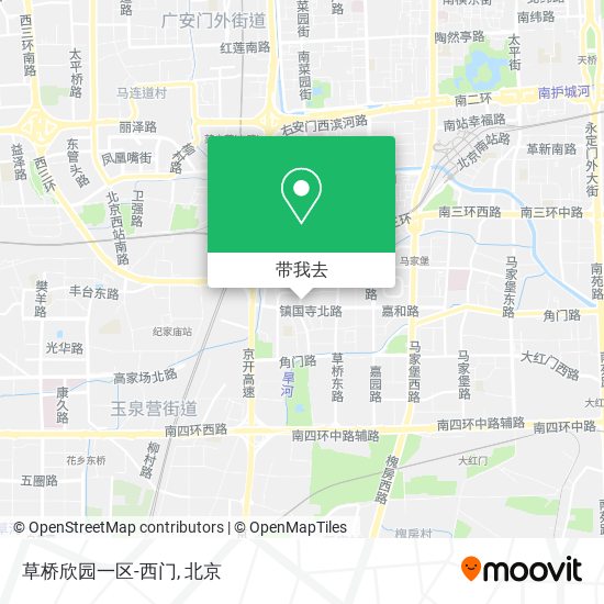 草桥欣园一区-西门地图