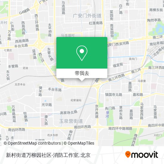 新村街道万柳园社区-消防工作室地图