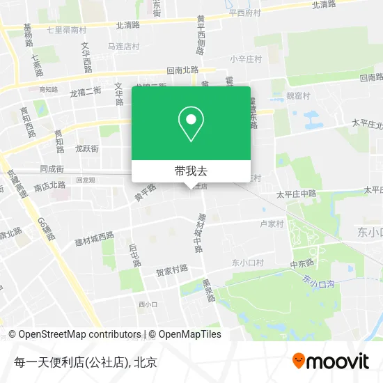 每一天便利店(公社店)地图