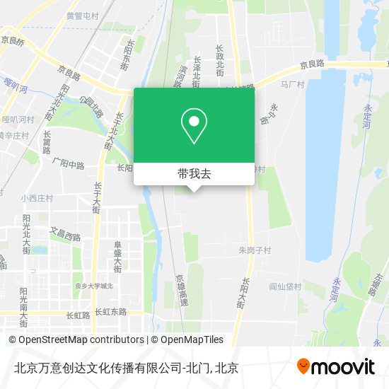 北京万意创达文化传播有限公司-北门地图