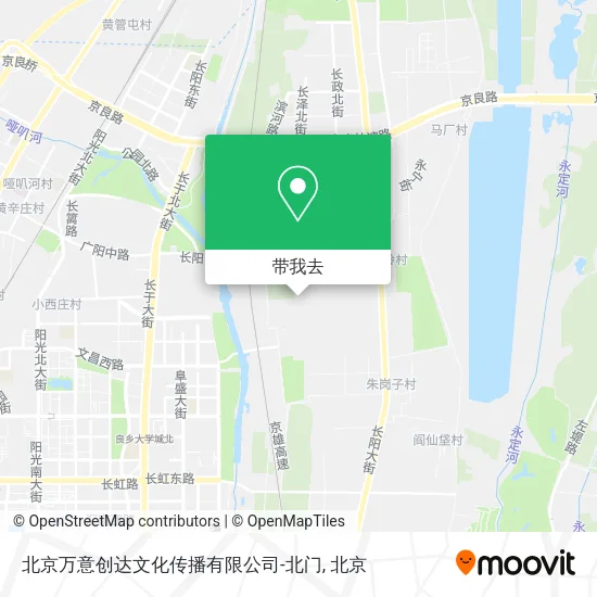 北京万意创达文化传播有限公司-北门地图