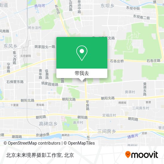 北京未来境界摄影工作室地图