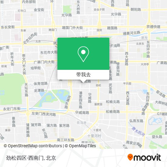 劲松四区-西南门地图