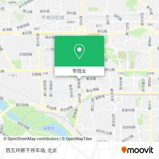 西五环桥下停车场地图