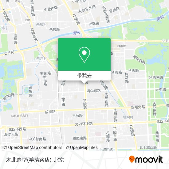 木北造型(学清路店)地图