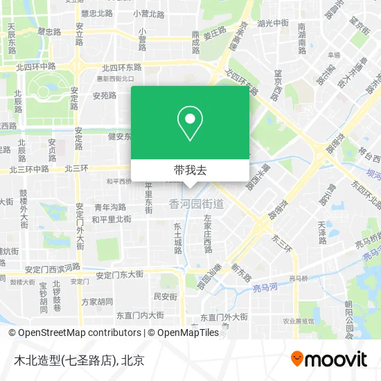 木北造型(七圣路店)地图