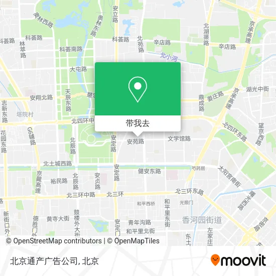 北京通产广告公司地图