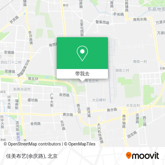 佳美布艺(余庆路)地图