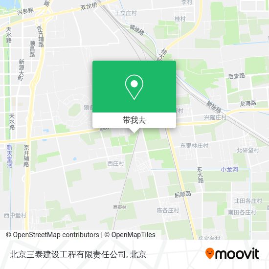 北京三泰建设工程有限责任公司地图