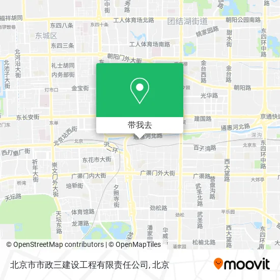 北京市市政三建设工程有限责任公司地图