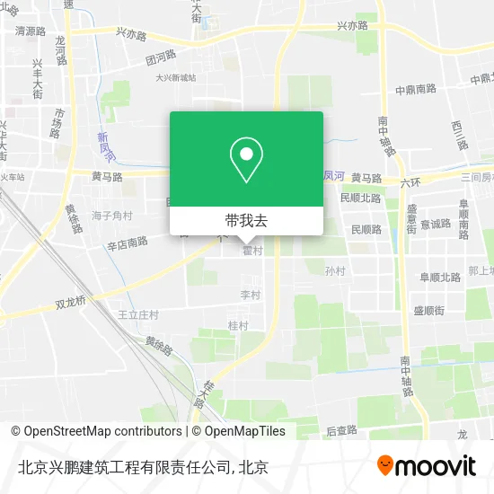 北京兴鹏建筑工程有限责任公司地图