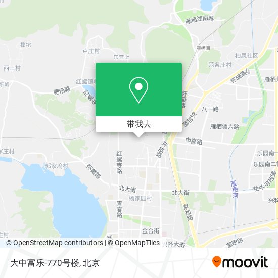 大中富乐-770号楼地图