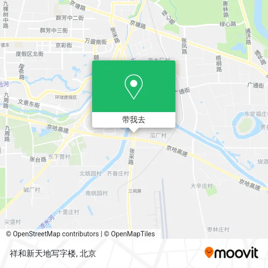 祥和新天地写字楼地图