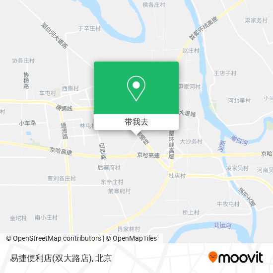 易捷便利店(双大路店)地图