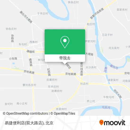 易捷便利店(双大路店)地图