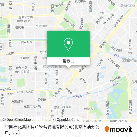 中国石化集团资产经营管理有限公司(北京石油分公司)地图