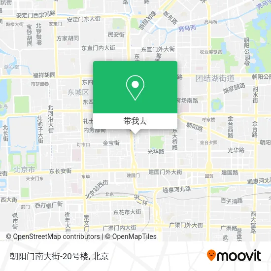 朝阳门南大街-20号楼地图