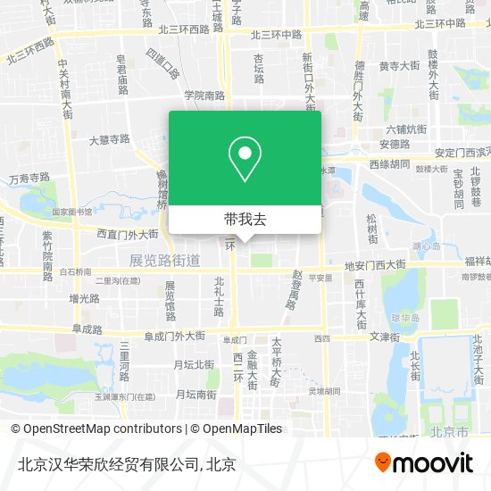 北京汉华荣欣经贸有限公司地图