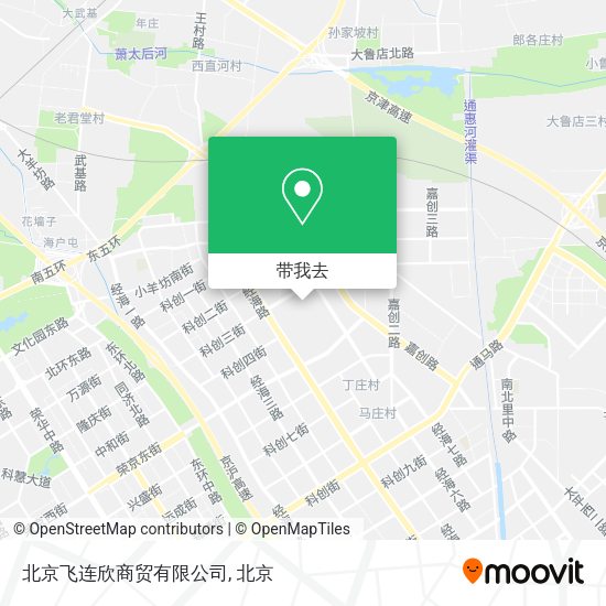 北京飞连欣商贸有限公司地图