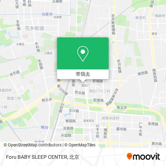 Foru BABY SLEEP CENTER地图