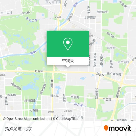 指婵足道地图