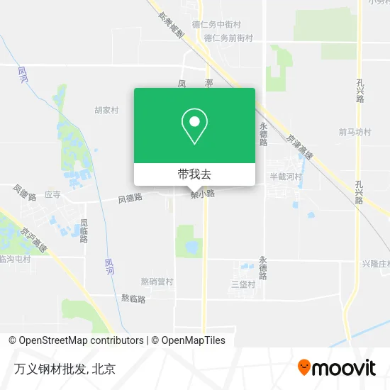 万义钢材批发地图