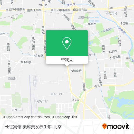 长征宾馆-美容美发养生馆地图