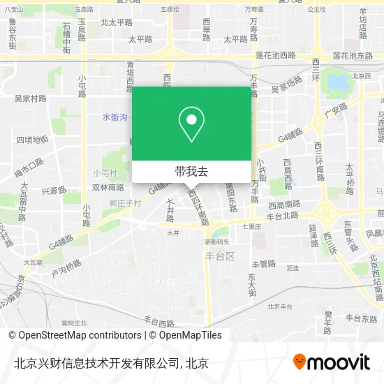 北京兴财信息技术开发有限公司地图