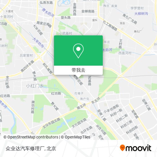 众业达汽车修理厂地图