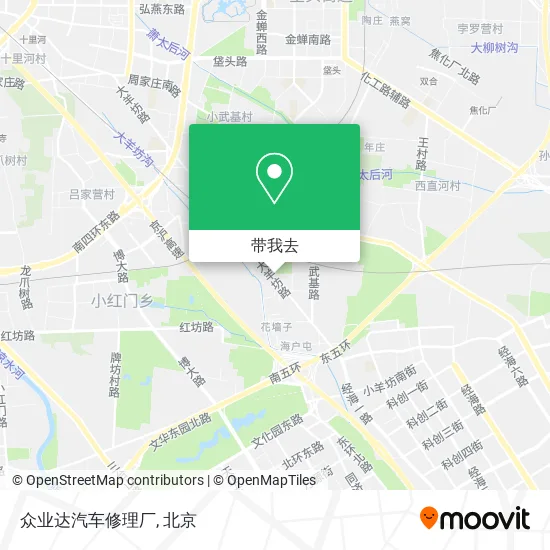 众业达汽车修理厂地图