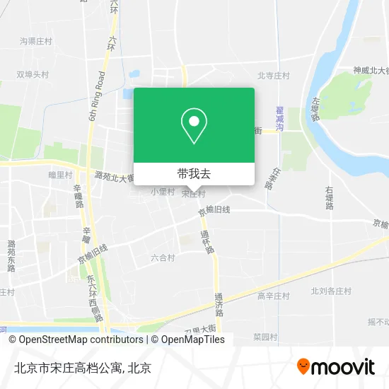 北京市宋庄高档公寓地图