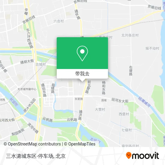 三水潞城东区-停车场地图