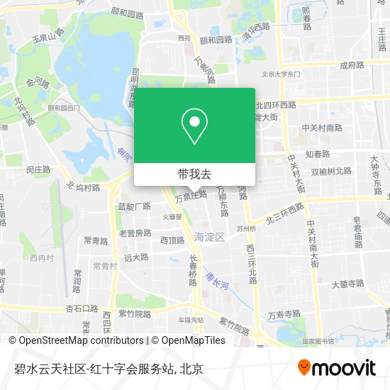碧水云天社区-红十字会服务站地图