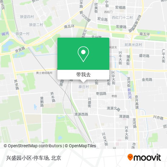 兴盛园小区-停车场地图