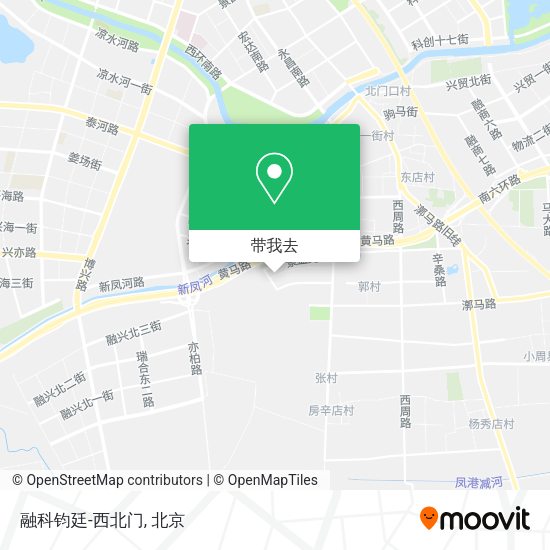 融科钧廷-西北门地图