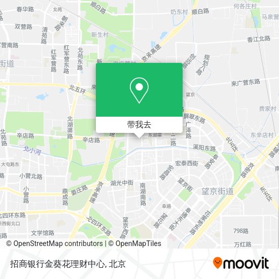 招商银行金葵花理财中心地图