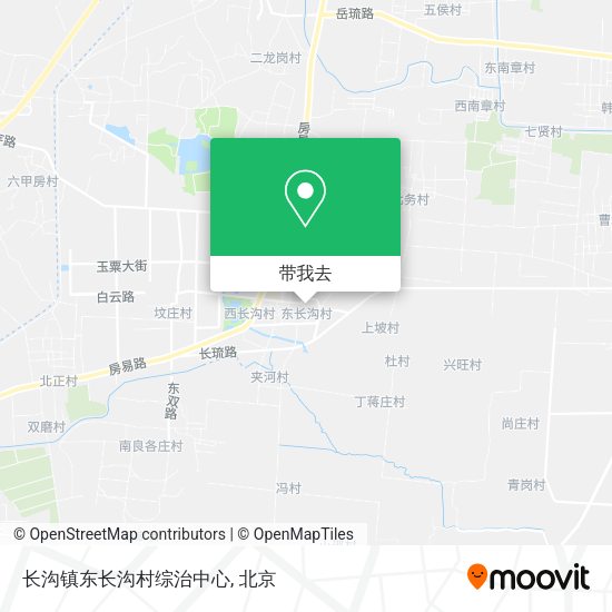 长沟镇东长沟村综治中心地图