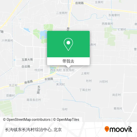 长沟镇东长沟村综治中心地图