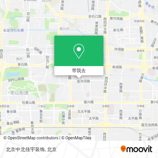 北京中北佳宇装饰地图