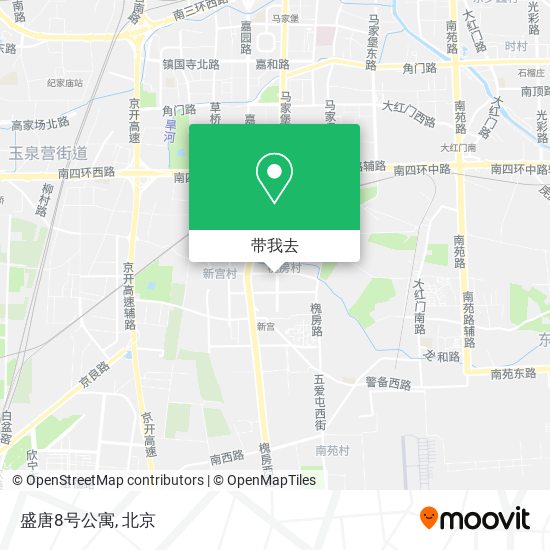 盛唐8号公寓地图