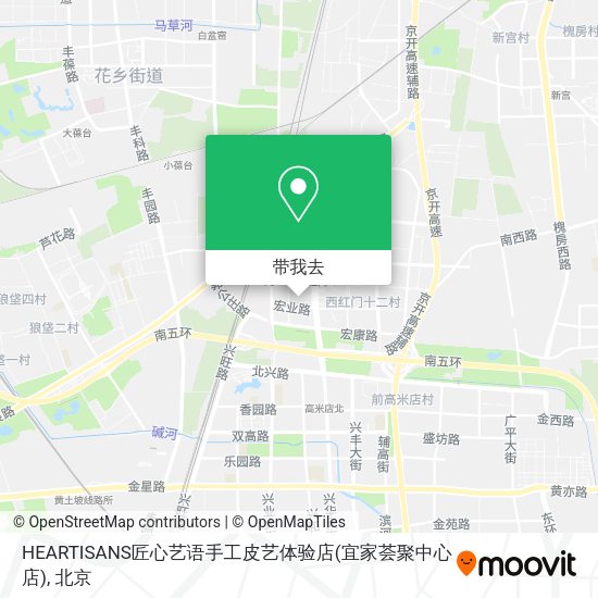 HEARTISANS匠心艺语手工皮艺体验店(宜家荟聚中心店)地图