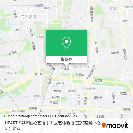 HEARTISANS匠心艺语手工皮艺体验店(宜家荟聚中心店)地图