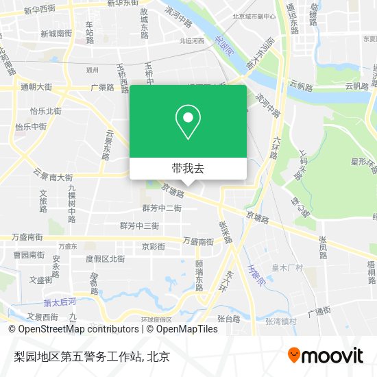 梨园地区第五警务工作站地图