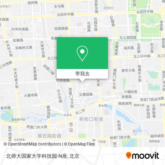 北师大国家大学科技园-N座地图