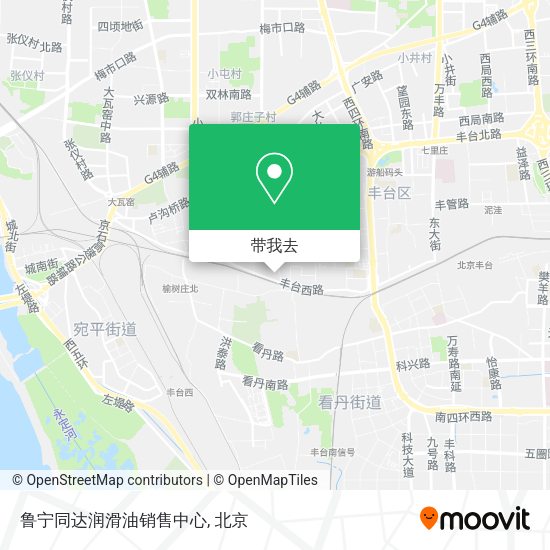 鲁宁同达润滑油销售中心地图