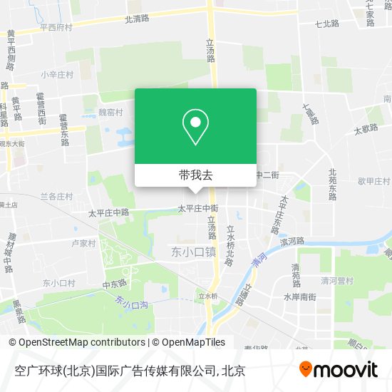 空广环球(北京)国际广告传媒有限公司地图