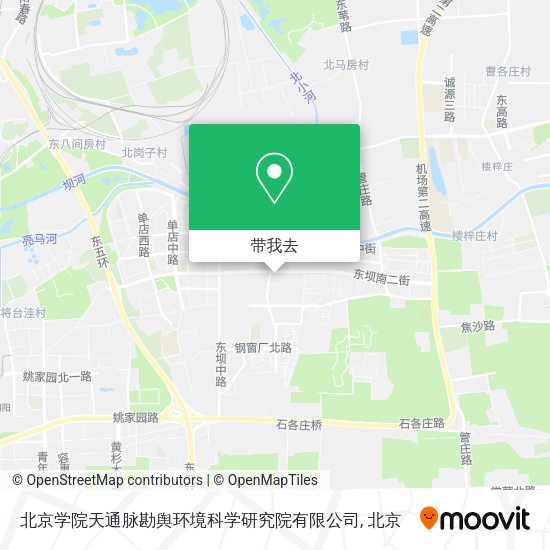 北京学院天通脉勘舆环境科学研究院有限公司地图