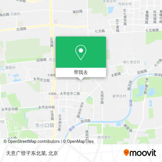 天意广饺子东北菜地图